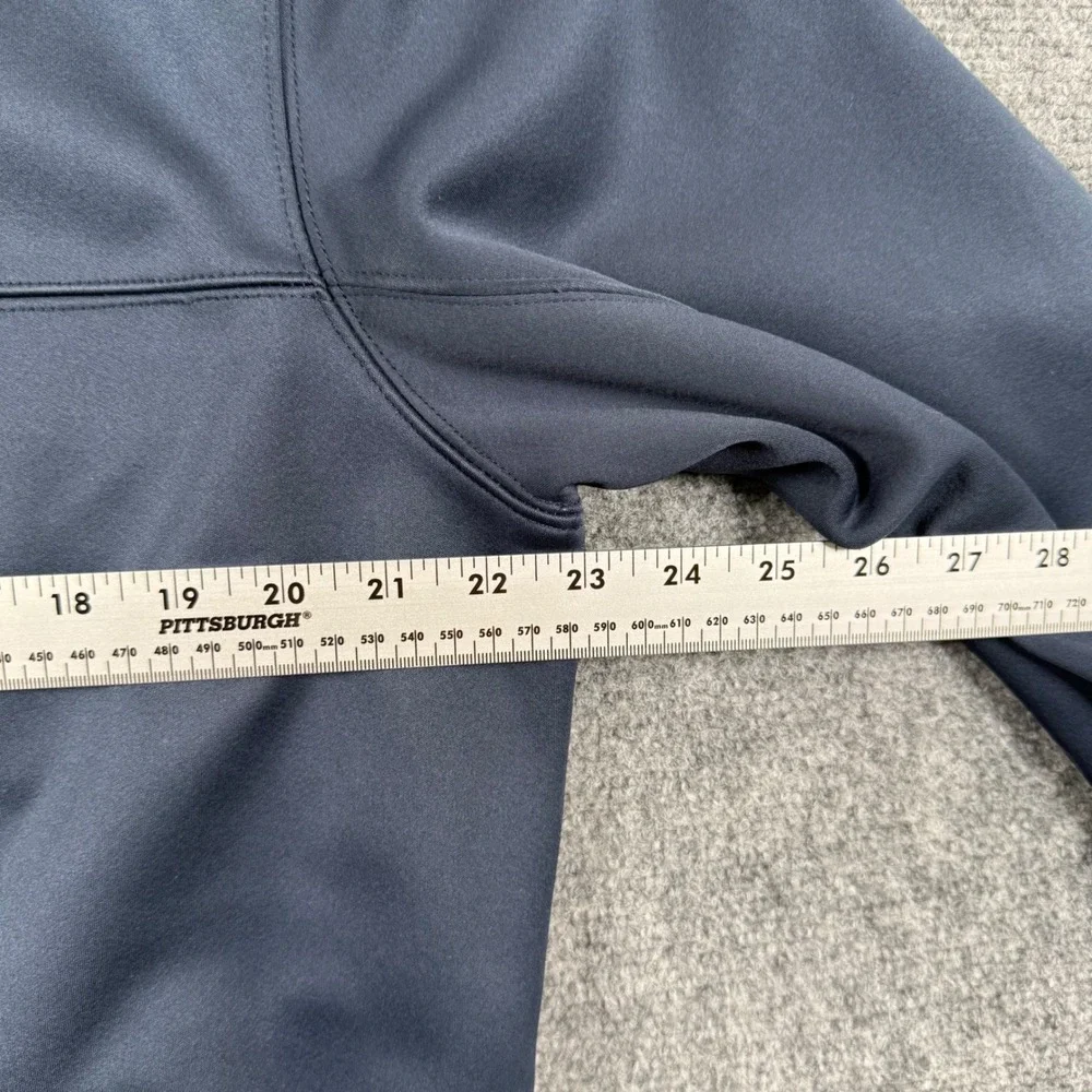 The North Face Jacket Large Navy Blue Windwall Full Zip Fleece Lined Outdoor Men